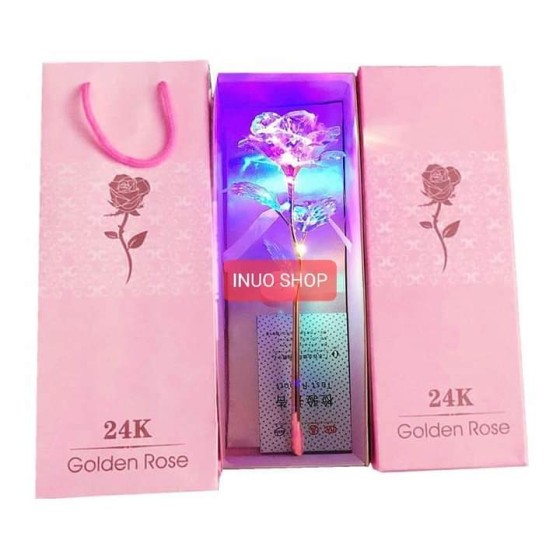 Rosa led parpadeante